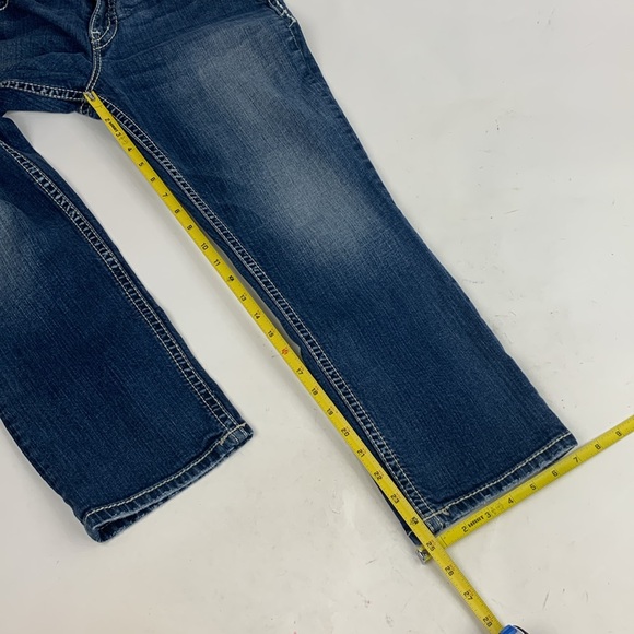 Silver Jeans Suki Capri Size 30 Medium wash denim Stretch Crop ankle style - Picture 12 of 15